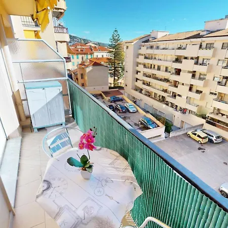 Edouard Vii - Giotto - Agreable 2p Climatise Et Calme Plein Centre-ville Avec Balcon Mae-5604 Apartment Menton